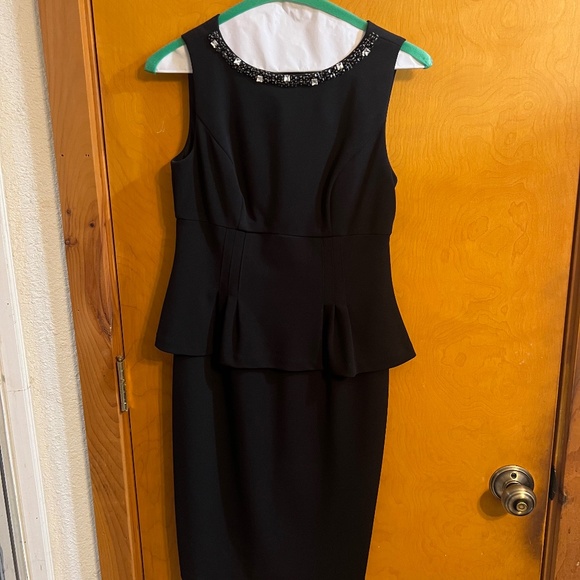 Little Black Dress. Beautiful Vince Camuto. Peplum - Picture 1 of 3